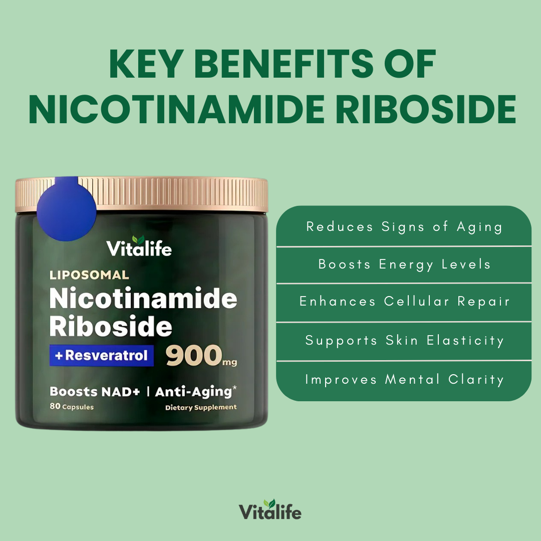 Vitalife™ Nicotinamide Riboside - Anti-Aging & Energy Boost Capsules