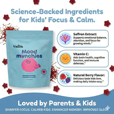 Vitalife™ Mood Munchies - Saffron Gummies For Kids